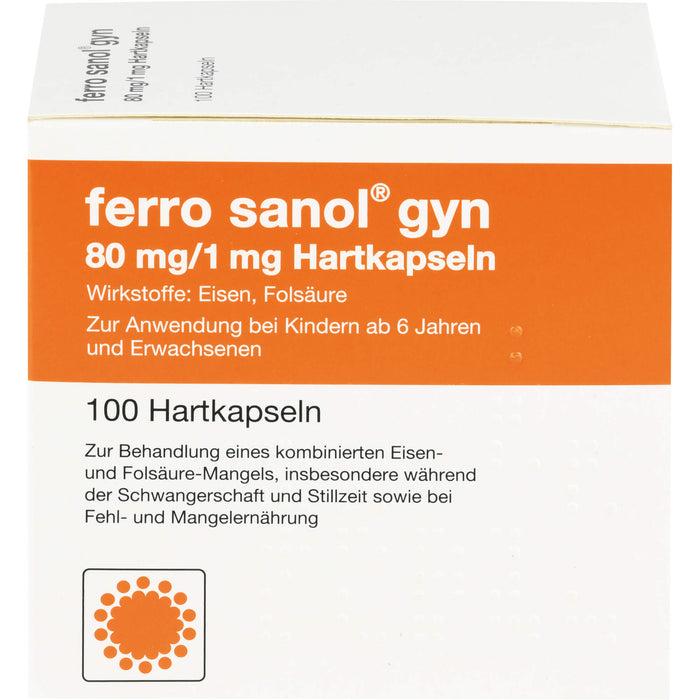 ferro sanol gyn Hartkapseln, 100 pcs. Capsules