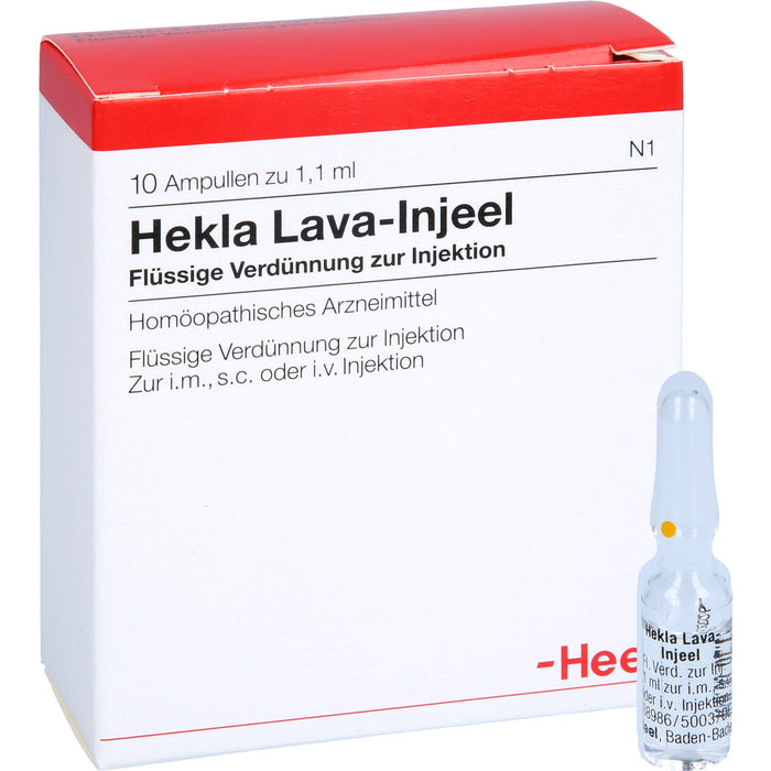 Hekla Lava-Injeel flüssige Verdünnung, 10 pc Ampoules