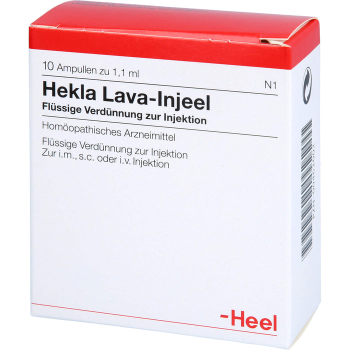 Hekla Lava-Injeel flüssige Verdünnung, 10 pc Ampoules