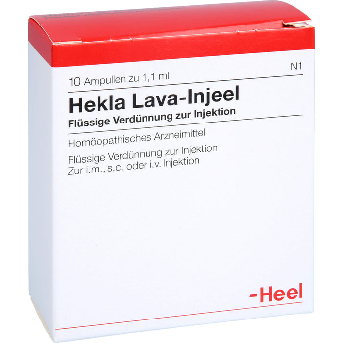 Hekla Lava-Injeel flüssige Verdünnung, 10 pc Ampoules