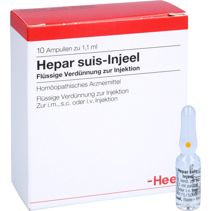 Hepar suis-Injeel flüssige Verdünnung, 10 St. Ampullen