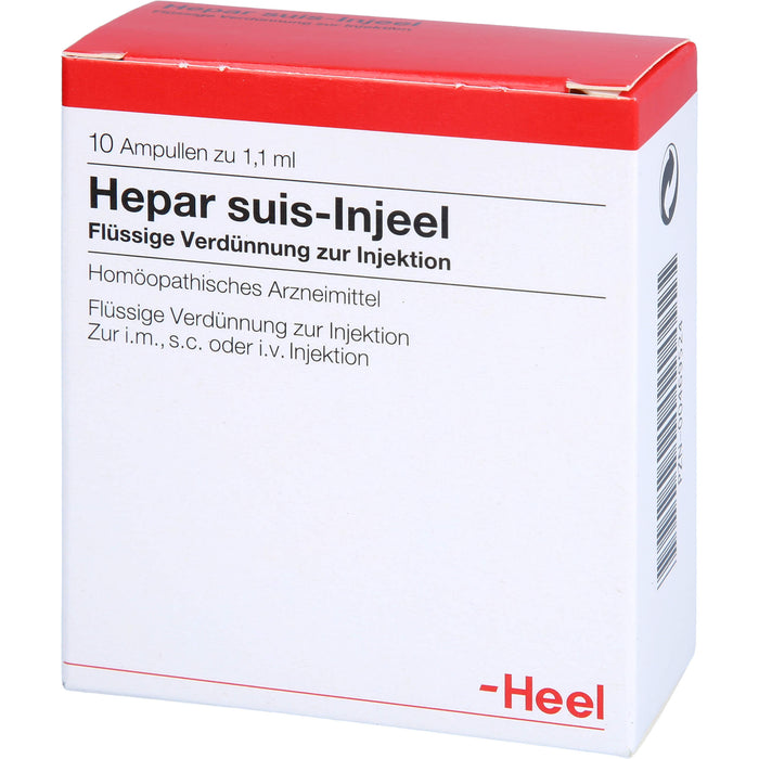 Hepar suis-Injeel flüssige Verdünnung, 10 St. Ampullen