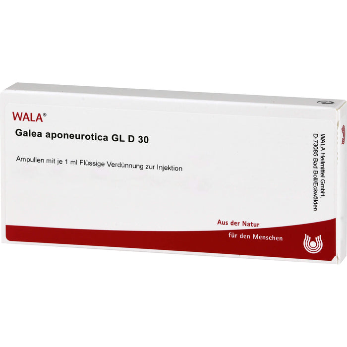 Galea Aponeurotica Gl D30 Wala Ampullen, 10X1 ml AMP