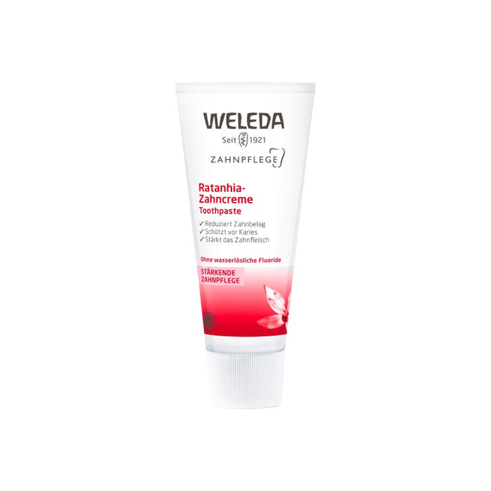 WELEDA Ratanhia-Zahncreme, 75 ml Zahncreme