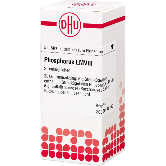 Phosphorus LM VIII DHU Globuli, 5 g Globuli