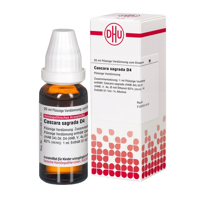 Cascara sagrada DHU D4 Dilution, 20 ml Lösung