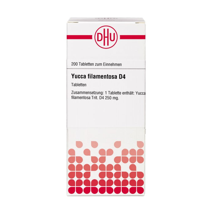 DHU Yucca filamentosa D4 Tabletten, 200 St. Tabletten