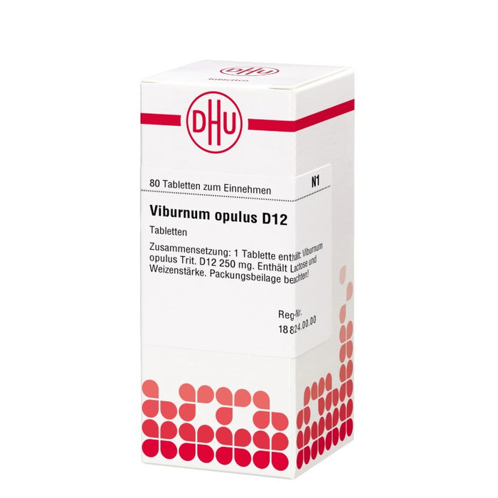 DHU Viburnum opulus D12 Tabletten, 80 St. Tabletten