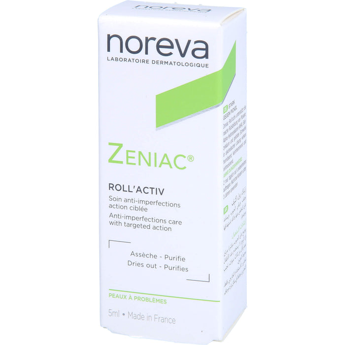 Noreva Zeniac Roll'Activ zur speziellen Behandlung von einzelnen Pickeln, 5 ml Pen