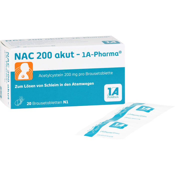 NAC 200 akut - 1 A Pharma, 20 pcs. Tablets