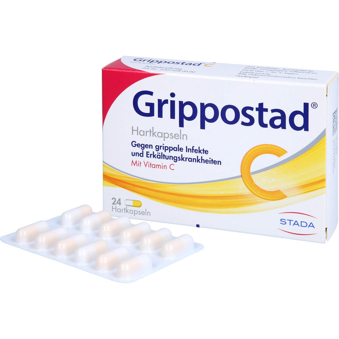 Grippostad C Hartkapseln Original STADA, 24 St. Kapseln