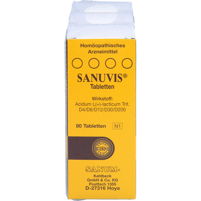 SANUM KEHLBECK Sanuvis Tabletten, 240 pcs. Tablets