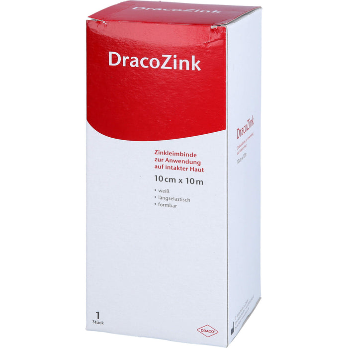 Zinkleimbinde Dracozink 10cmx10m, 1 St BIN