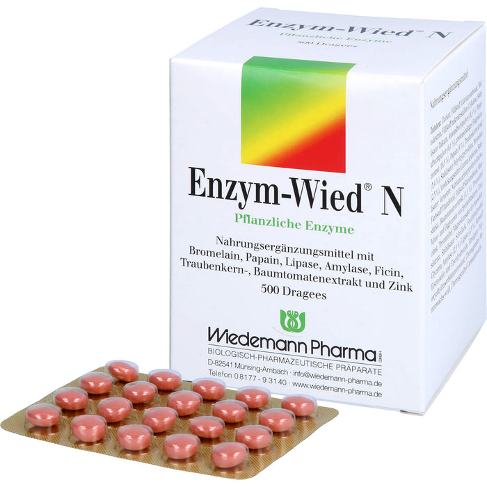 Enzym-Wied N Dragees, 500 pcs. Tablets