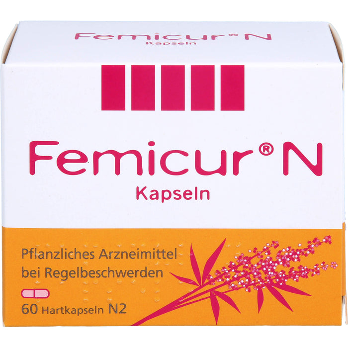 Femicur N Kapseln bei Regelbeschwerden, 60 pc Capsules