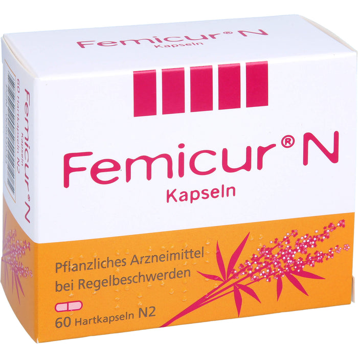 Femicur N Kapseln bei Regelbeschwerden, 60 pcs. Capsules