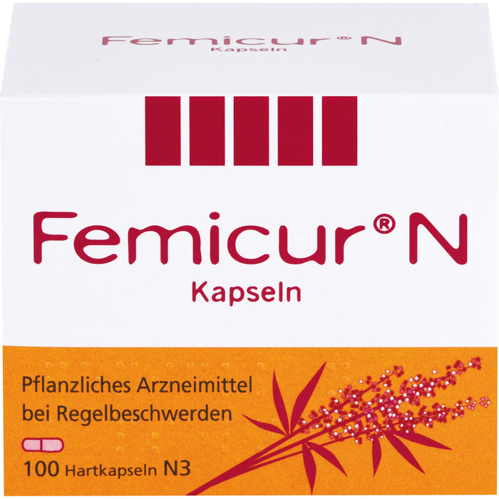 Femicur N Kapseln bei Regelbeschwerden, 100 St. Kapseln