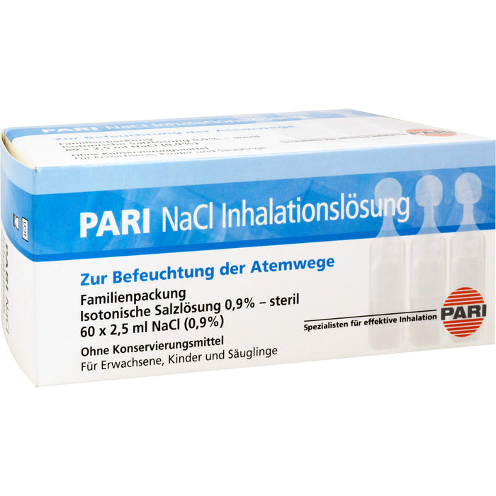 PARI NaCl Inhalationslösung, 60 pc Ampoules