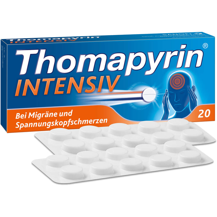 Thomapyrin intensiv Tabletten Original von Sanofi-Aventis, 20 pcs. Tablets