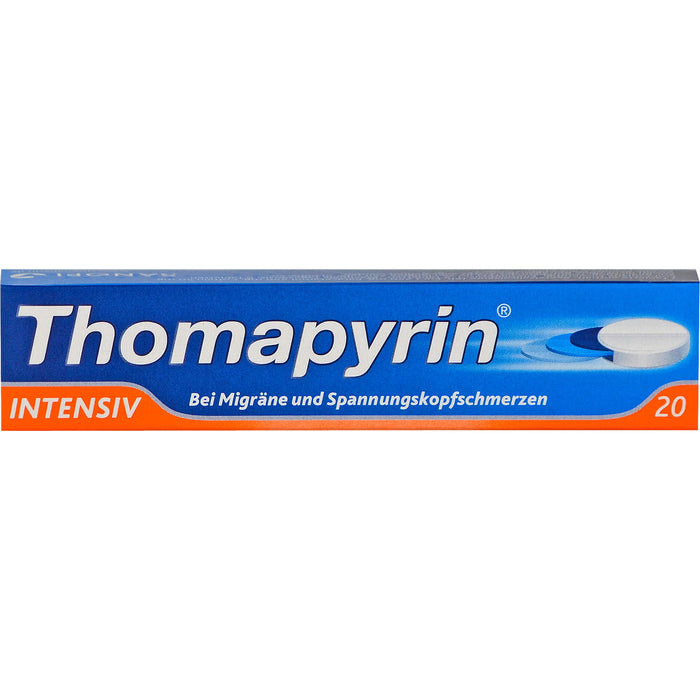 Thomapyrin intensiv Tabletten Original von Sanofi-Aventis, 20 pc Tablettes