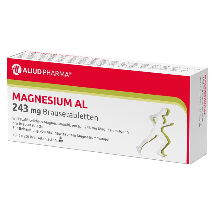 Magnesium AL 243 mg Brausetabletten, 40 St. Tabletten