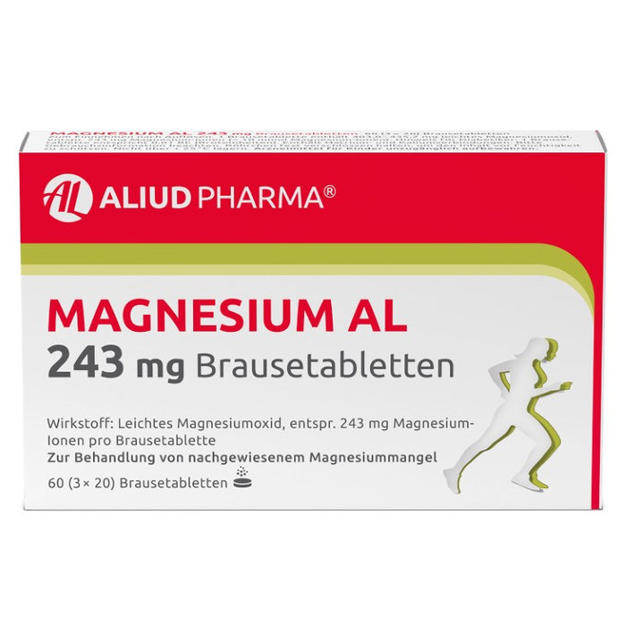 Magnesium AL 243 mg Brausetabletten, 60 St. Tabletten