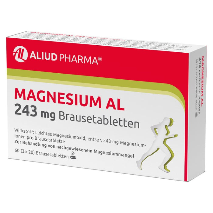 Magnesium AL 243 mg Brausetabletten, 60 pcs. Tablets