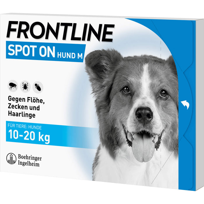 FRONTLINE Spot on Hund M 10-20 kg Pipetten, 3 pcs. Ampoules