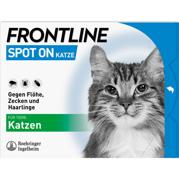 FRONTLINE Spot on Katze Pipette, 3 St. Ampullen