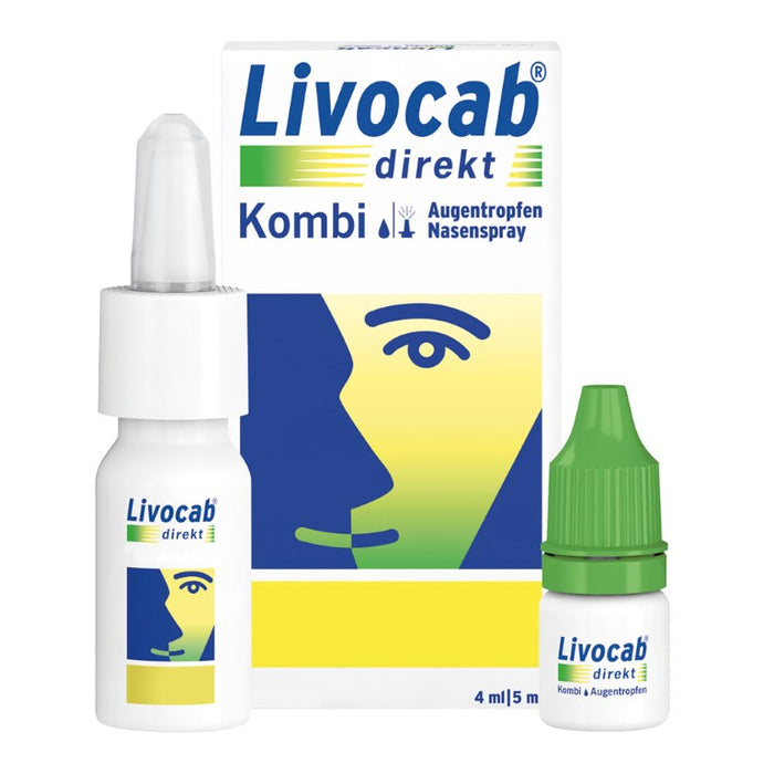 Livocab direkt Kombi Augentropfen und Nasenspray, 1 pc Paquet combiné