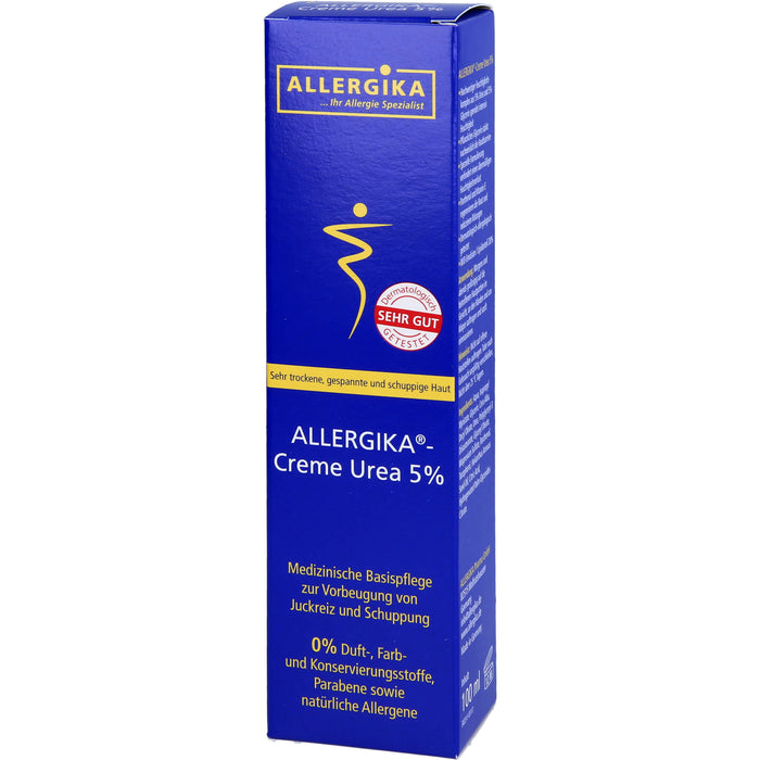 ALLERGIKA Creme Urea zur Vorbeugung von Juckreiz und Schuppung, 100 ml Creme