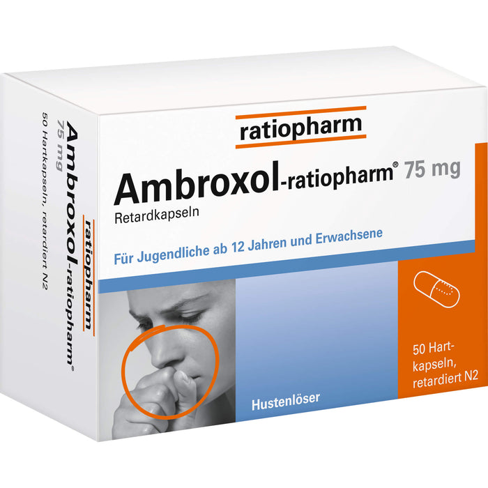 Ambroxol-ratiopharm 75 mg Hustenlöser Retardkapseln, 50 pc Capsules