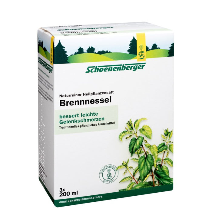 Schoenenberger Brennnessel naturreiner Heilpflanzensaft, 600 ml Solution