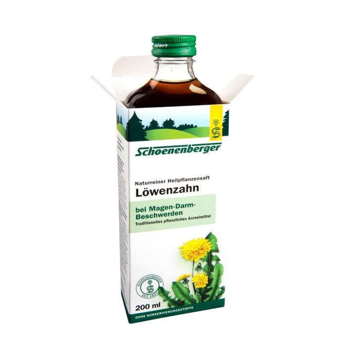 Schoenenberger Löwenzahn naturreiner Heilpflanzensaft, 200 ml Lösung