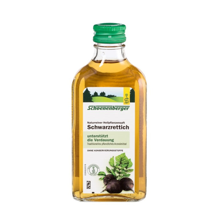 Schoenenberger Schwarzrettich naturreiner Heilpflanzensaft, 200 ml Solution