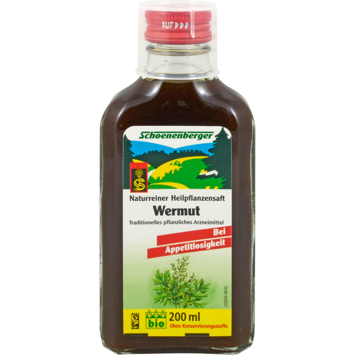 Schoenenberger Wermut naturreiner Heilpflanzensaft, 200 ml Solution