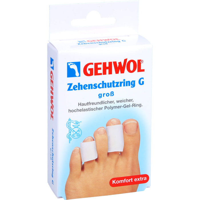 GEHWOL Polymer-Gel Zehenschutzring G groß, 2 St