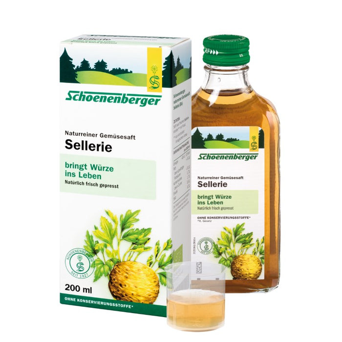 Schoenenberger Naturreiner Gemüsesaft Sellerie, 200 ml Solution