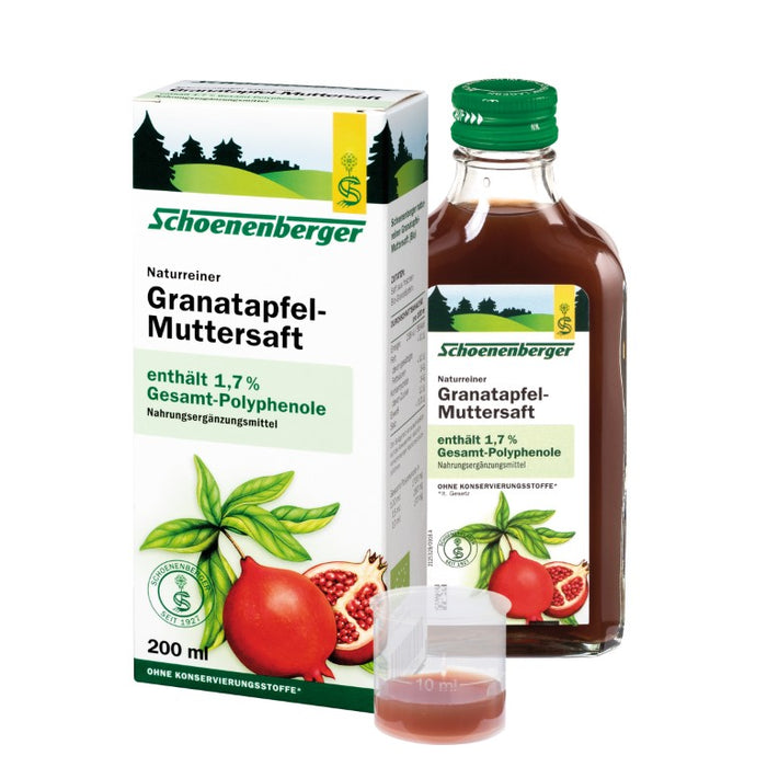 Schoenenberger Naturreiner Granatapfel-Muttersaft, 200 ml Lösung