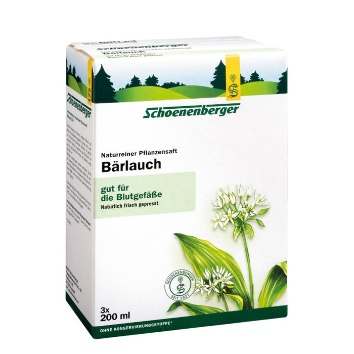 Schoenenberger Naturreiner Pflanzensaft Bärlauch, 600 ml Lösung