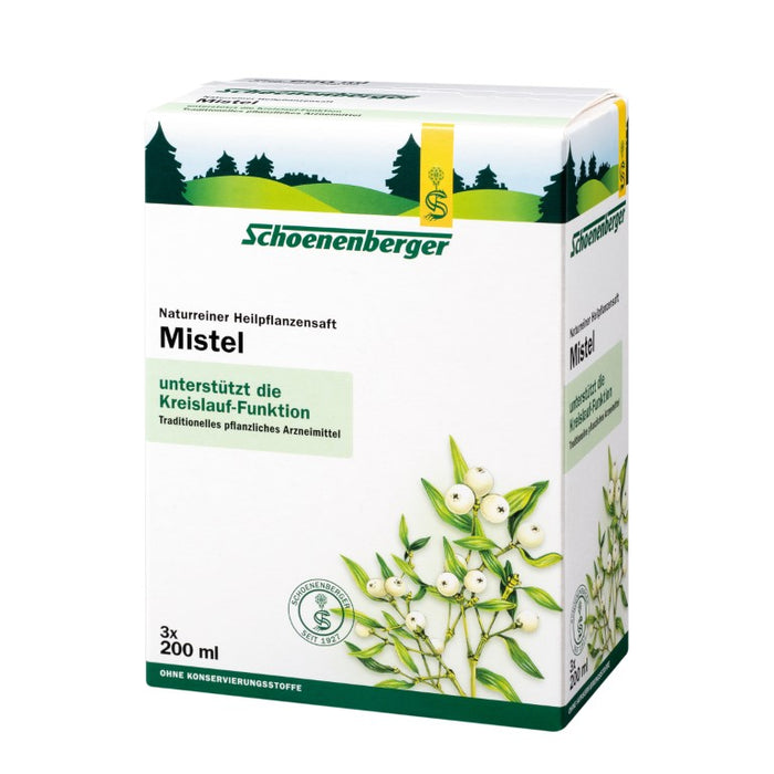 Schoenenberger Mistel naturreiner Heilpflanzensaft, 600 ml Solution