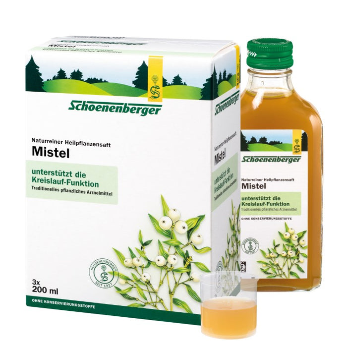 Schoenenberger Mistel naturreiner Heilpflanzensaft, 600 ml Solution