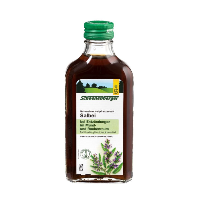 Schoenenberger Salbei naturreiner Heilpflanzensaft, 200 ml Solution