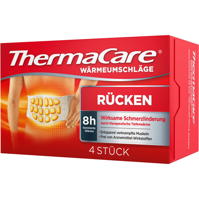 ThermaCare Wärmeumschläge bei Rückenschmerzen, 4 pcs. Patch