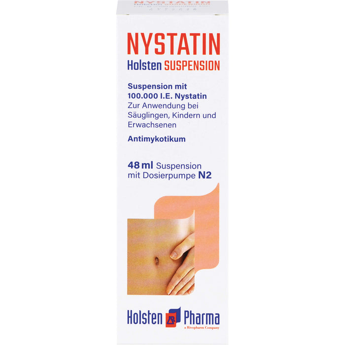 Nystatin Holsten Suspension mit Dosierpipette N2, 48 ml Solution