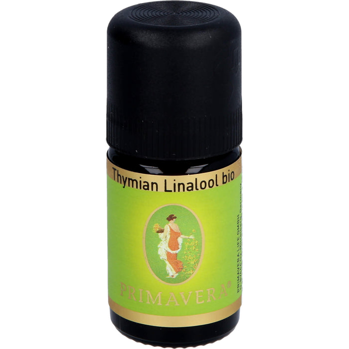 PRIMAVERA Thymian Linalol bio 100% naturreines Ätherisches Öl, 5 ml Etheric oil