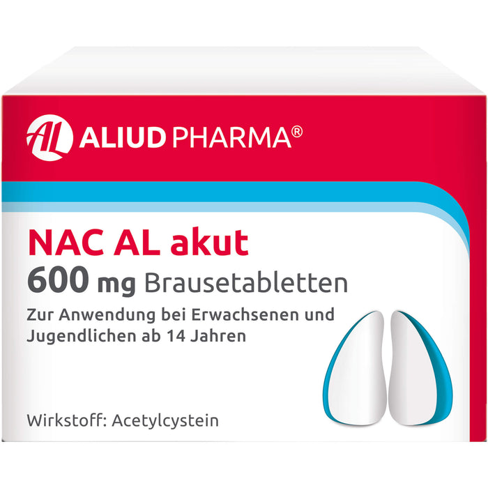 NAC AL akut 600 mg Brausetabletten, 10 pc Tablettes