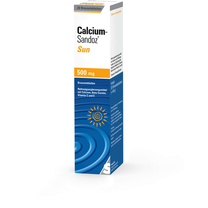 Calcium-Sandoz sun Brausetabletten, 20 pcs. Tablets