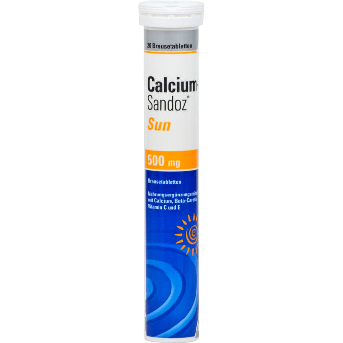 Calcium-Sandoz sun Brausetabletten, 20 pcs. Tablets