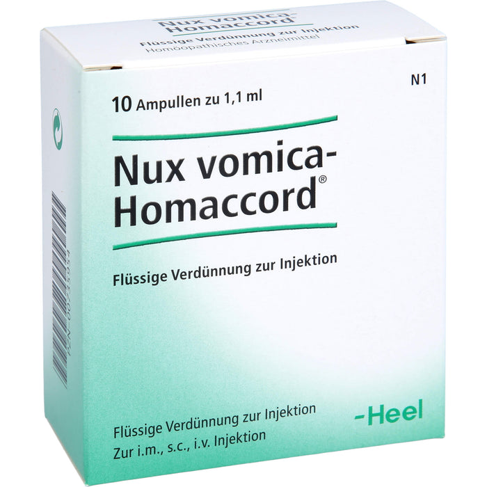 Nux vomica-Homaccord Inj.-Lsg., 10 St. Ampullen